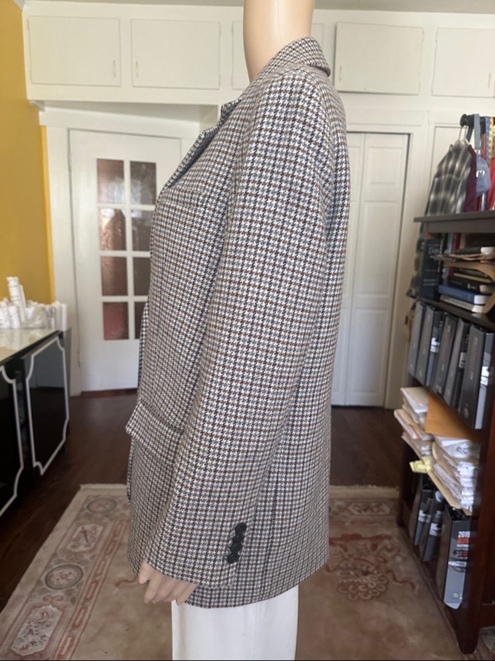 Everlane Oversized Blazer in Wool Gray Women's Size 4 - Picture 8 of 16